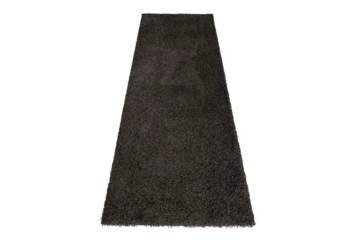 Tappeto Passatoia Essence Shaggy Monocolore Antracite - immagine 8