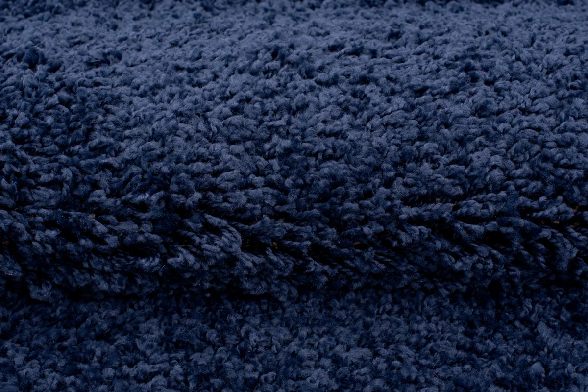 Tappeto Passatoia Essence Shaggy Monocolore Blu Scuro - immagine 7