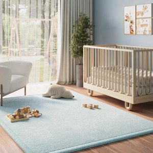 Tappeto Bambini Fluffin Blu